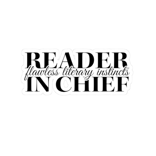 Reader in Chief Sticker - THE BIRTHDAY GIRL‚ÄôS BOOK CLUB COLLECTION